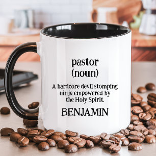 Caneca Definição de Pastor Nome Personalizado Divertido R