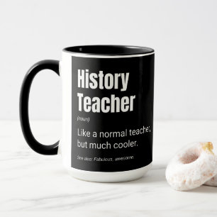 Caneca Definição de Professor Engraçado de História
