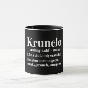 Caneca Definição de Tio Kruncle/Cranky