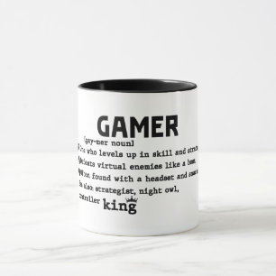 Caneca Definição Engraçada de Jogador