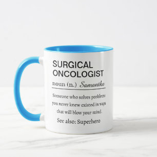 Caneca Definição Personalizada de Oncologista Cirúrgico