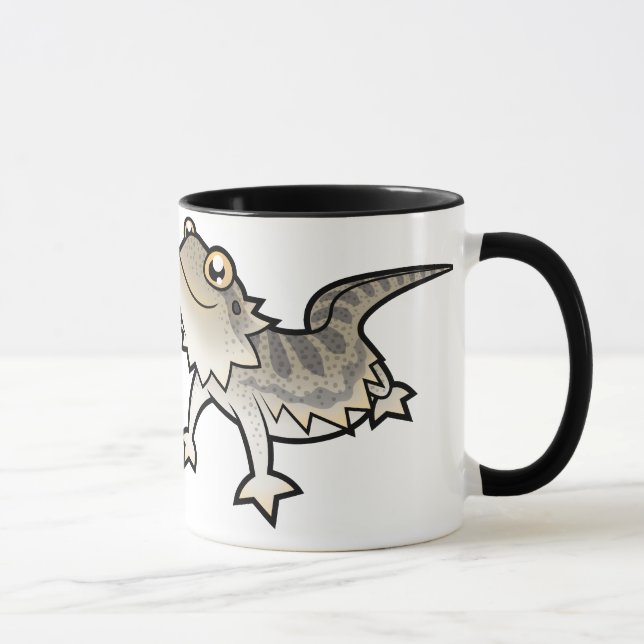 Caneca Definida uma pessoa do réptil (dragão farpado) (Direita)