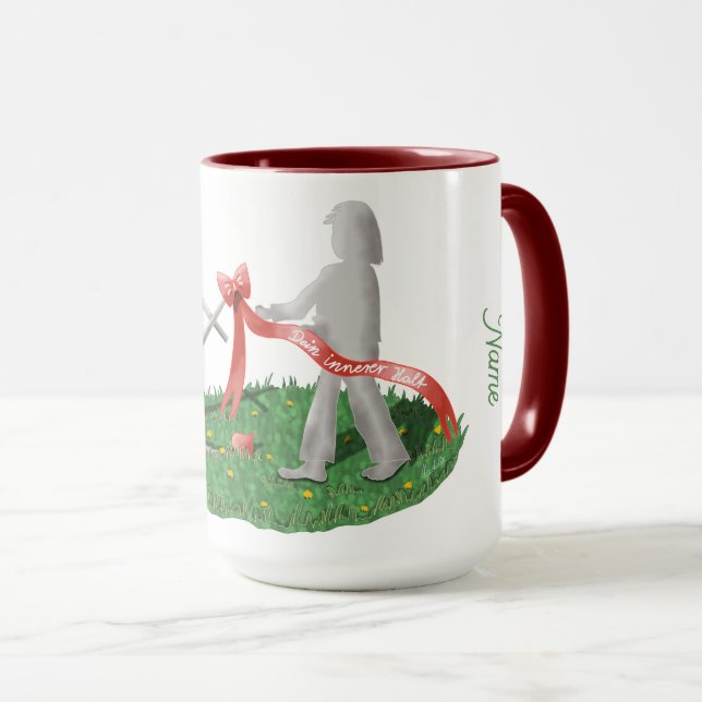 Caneca Dein innerer Halt Tasse Becher  (Frente Esquerda)