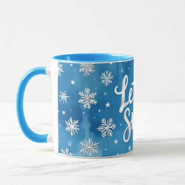 Caneca Deixe Nevar, Natal, Autor Natasha EUA   (Esquerda)