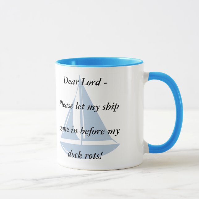 Caneca Deixe por favor meu navio entrar! (Direita)