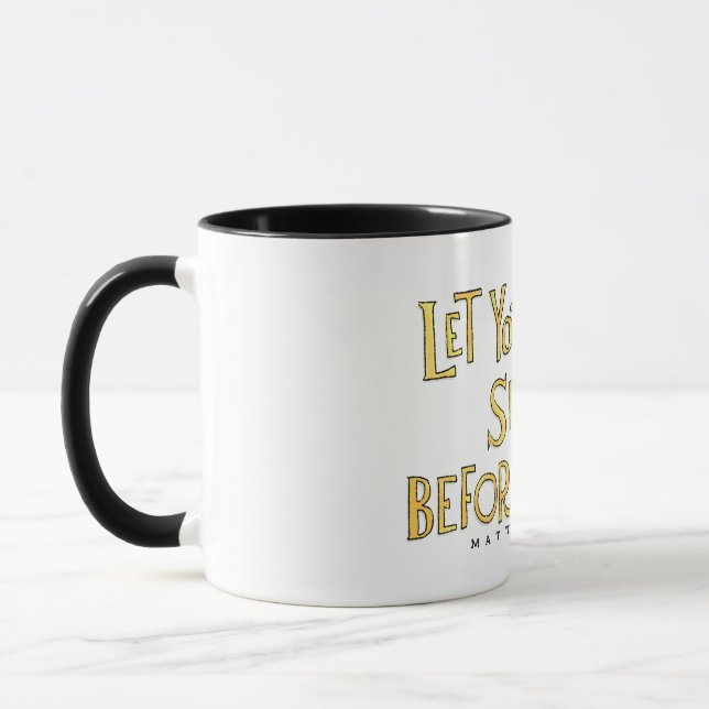 Caneca Deixe seu brilho claro (Esquerda)