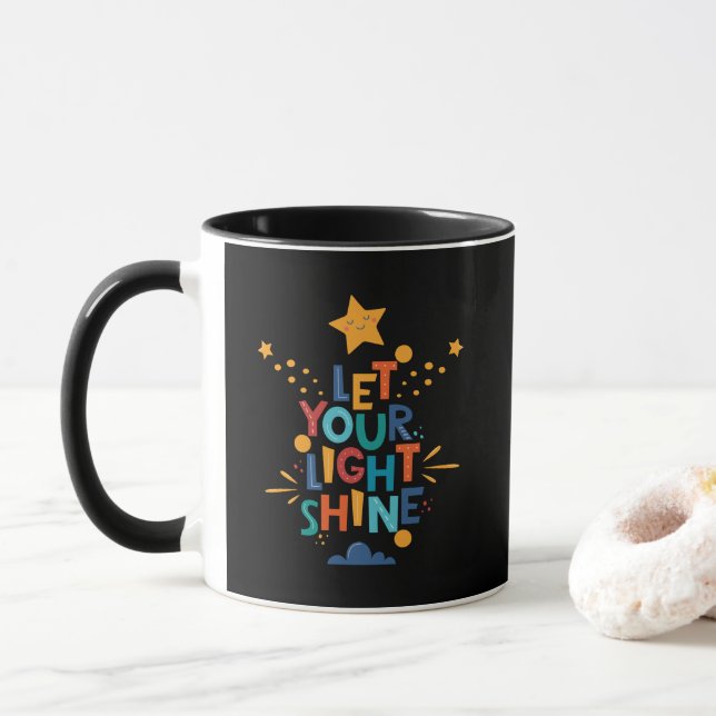 Caneca Deixe sua inspiração leve (Com Donut)