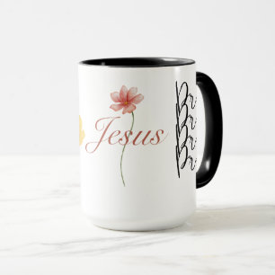 Caneca Deixem que Deus Cristo Fé Bíblia Jesus
