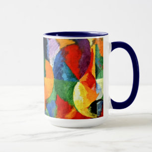 Caneca Delaunay - Formas Circulares, Sol, Lua
