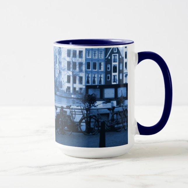 Caneca Delft-Blueware-Olhar da arquitectura da cidade de (Direita)