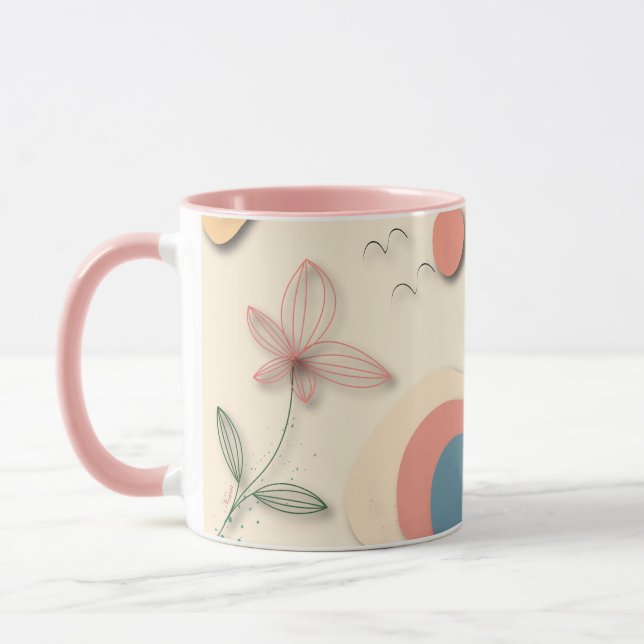 Caneca delicadeza Pastel (Esquerda)