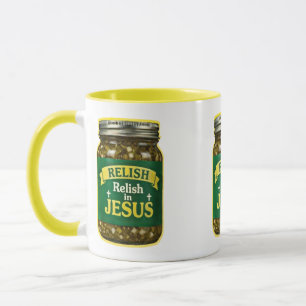 Caneca Delicie-se em JESUS - Cristão
