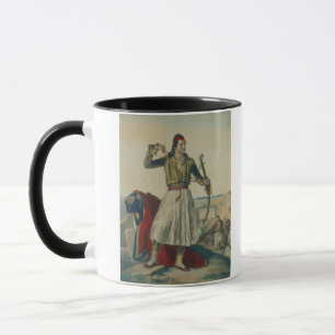 Caneca Demetrius Mavromichalis, um soldado grego e patri