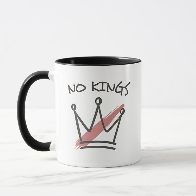 Caneca Democracia não tem status de Rei Liberal EUA (Esquerda)