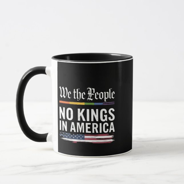 Caneca Democracia não tem status de Rei Liberal EUA (Esquerda)