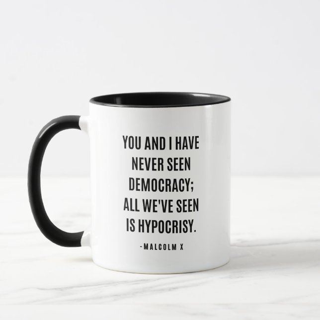 Caneca Democracia ou Hipocrisia (Esquerda)