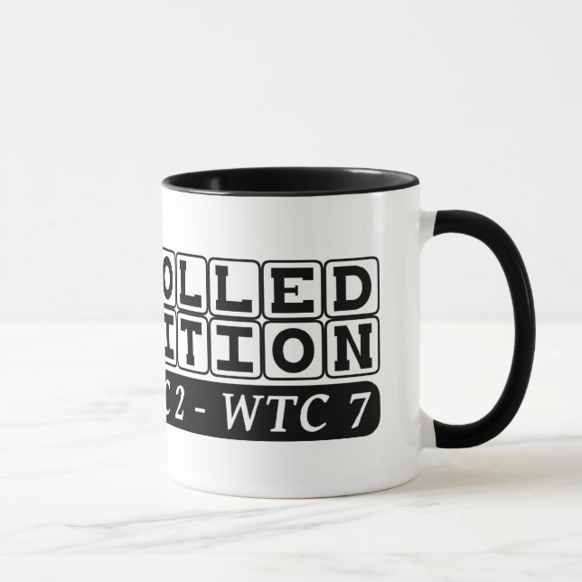 Caneca Demolição Controlada Complexo WTC Trabalho Interno (Direita)