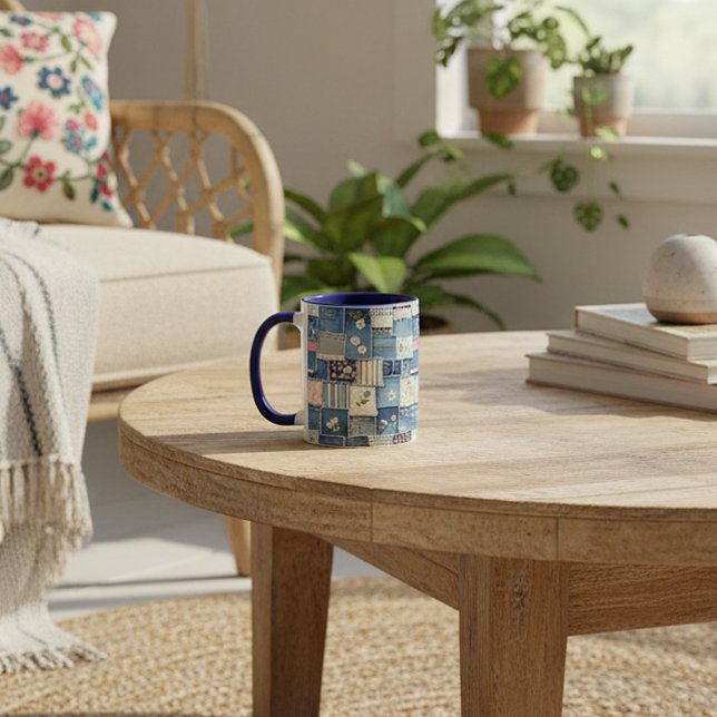 Caneca Denim Patchwork (Criador carregado)