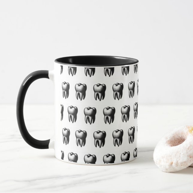 Caneca Dente (Com Donut)