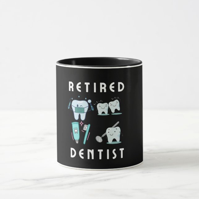 Caneca dentista aposentado (Centro)