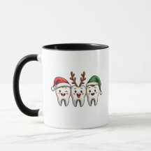 Dentista Papais noeis de Natal Dental Flores Árvor