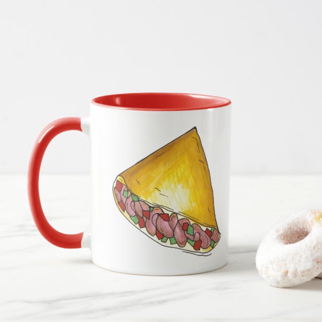 Caneca Denver Colorado Omelet Omelet Omelet Comida Café d (Com Donut)