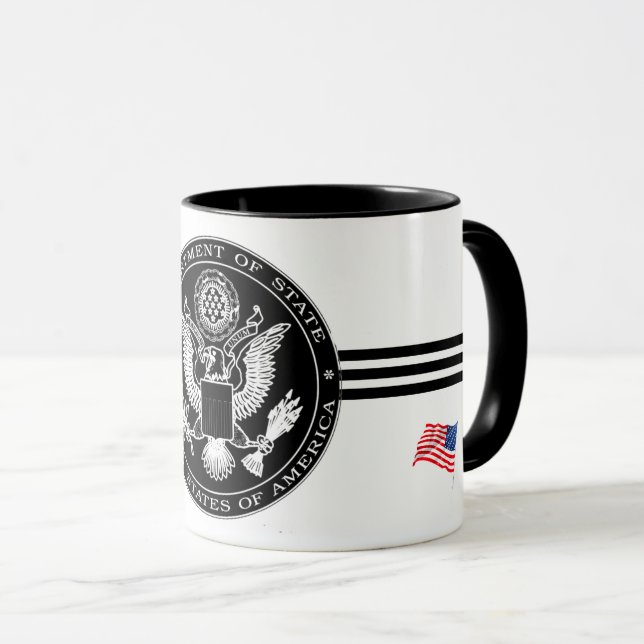 Caneca Departamento de Estado dos Estados Unidos (Frente Esquerda)