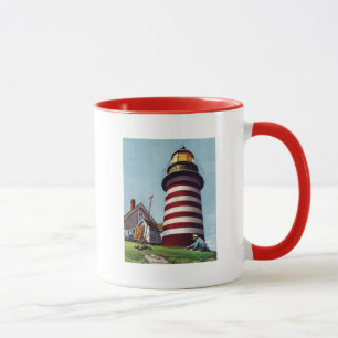 Caneca Depositário de farol por Stevan Dohanos