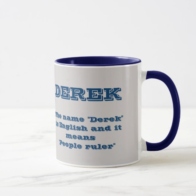 Caneca Derek Name Mug (Direita)