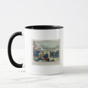 Caneca Derrota dos rebeldes entranhado no cemitério