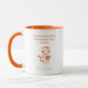 Caneca Desbloqueando Novos Mundos Leitor de Cada Sentença