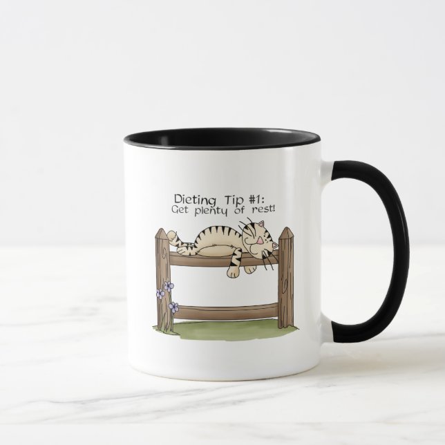 Caneca Descanse bastante - Ringer Mug (Direita)