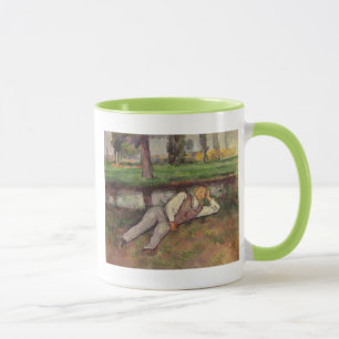 Caneca Descanso do menino de Paul Cezanne