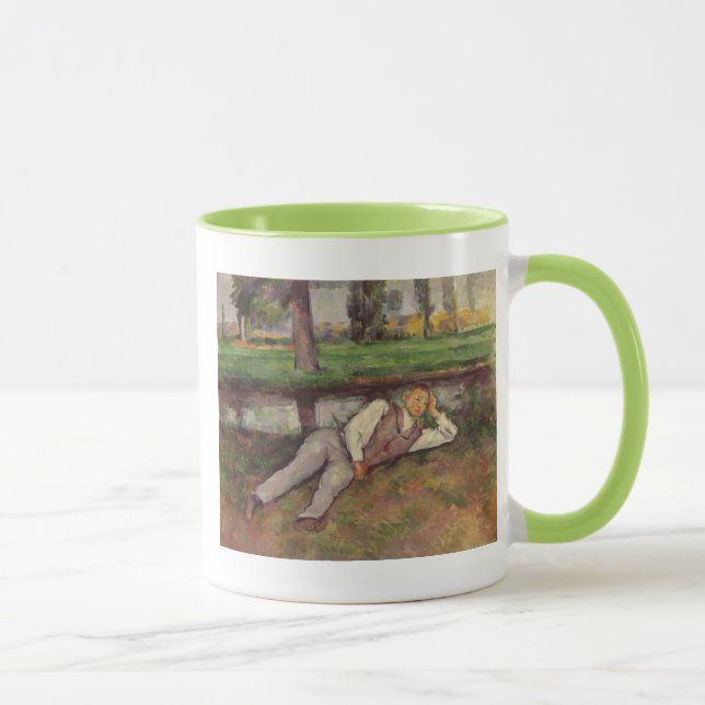 Caneca Descanso do menino de Paul Cezanne | (Direita)