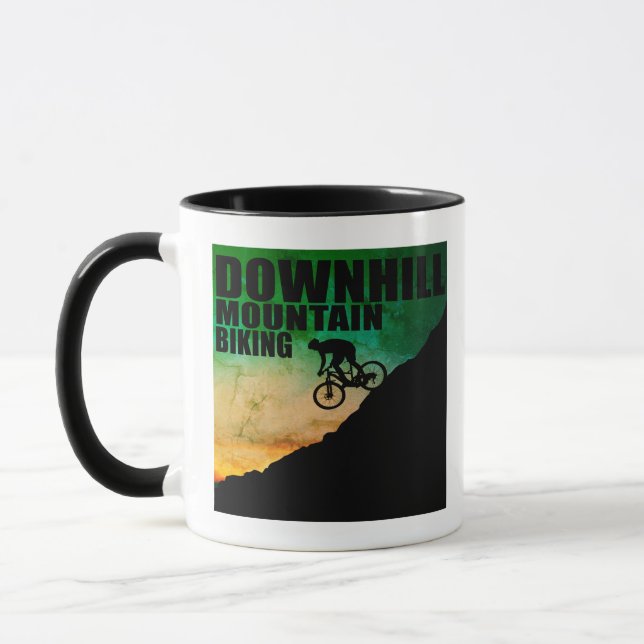 Caneca Descida de bicicleta de montanha (Esquerda)