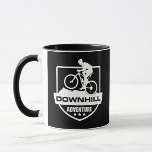 Caneca Descida de bicicleta de montanha