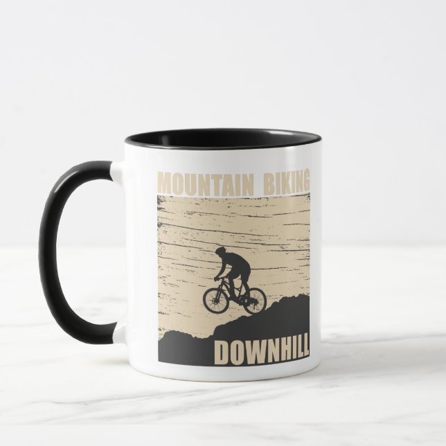 Caneca Descida de bicicleta de montanha (Esquerda)
