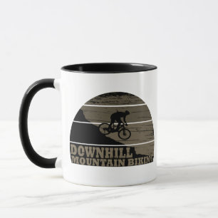 Caneca Descida de bicicleta de montanha