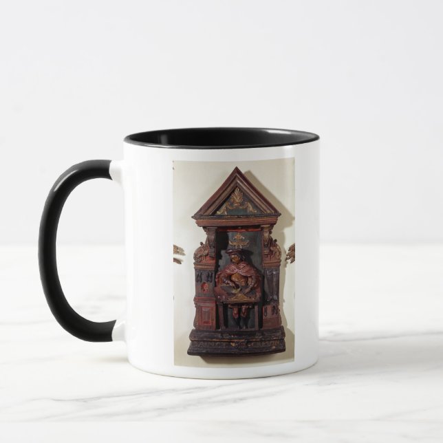 Caneca Descrevendo St. Crispin em sua bancada (Esquerda)