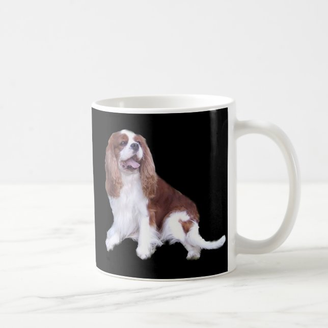 Caneca descuidado do Spaniel de rei Charles (Direita)