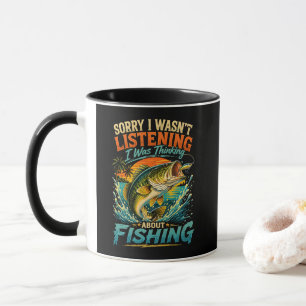 Caneca Desculpe, Estava Pensando Sobre Pesca