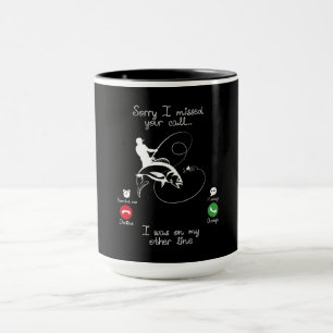 Caneca Desculpe-me por ter perdido a sua chamada. Eu esta