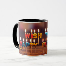 CANECA DESEJA QUE VOCÊ FELIZ ANIVERSÁRIO