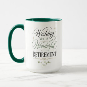 Caneca Desejando-lhe uma maravilhosa aposentadoria Person