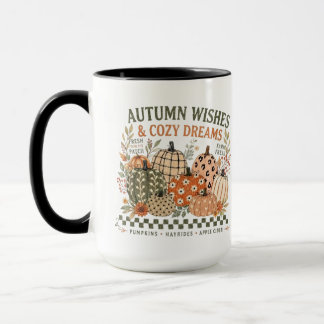 Caneca Desejos de Outono & sonhos aconchegantes