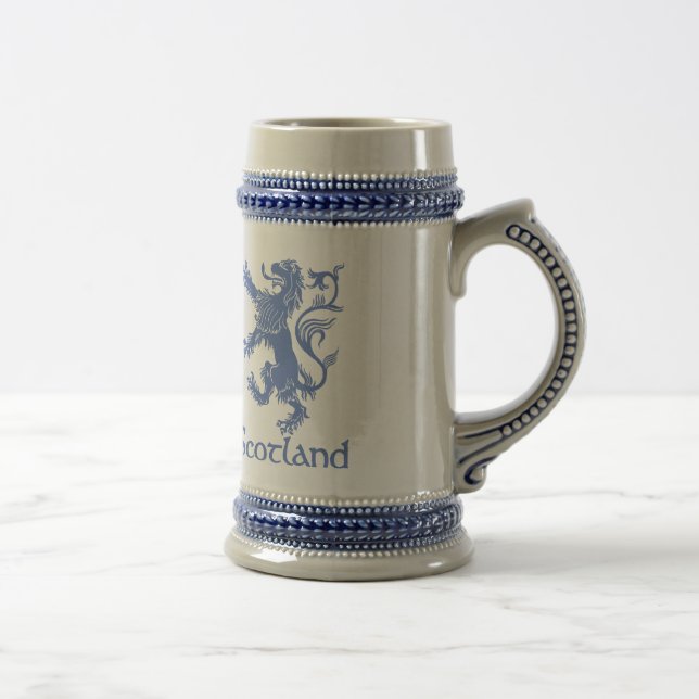 Caneca desenfreado do leão de Scotland, herança (Direita)