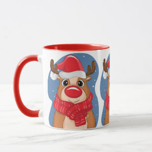 Caneca Desenho de cera de Natal