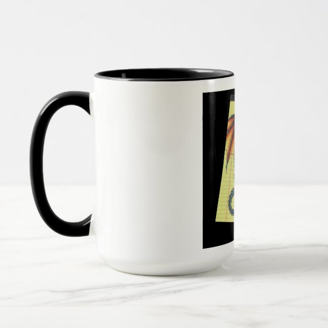 Caneca Desenho de Dragão (Esquerda)