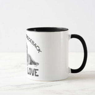 Caneca Desenho de Rhodesian Ridgeback