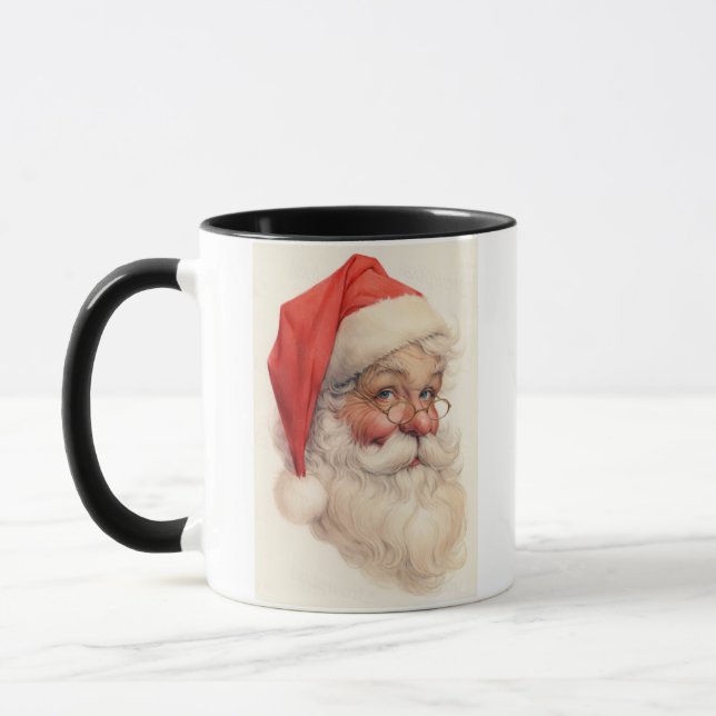 Caneca Desenho do Papai Noel (Esquerda)